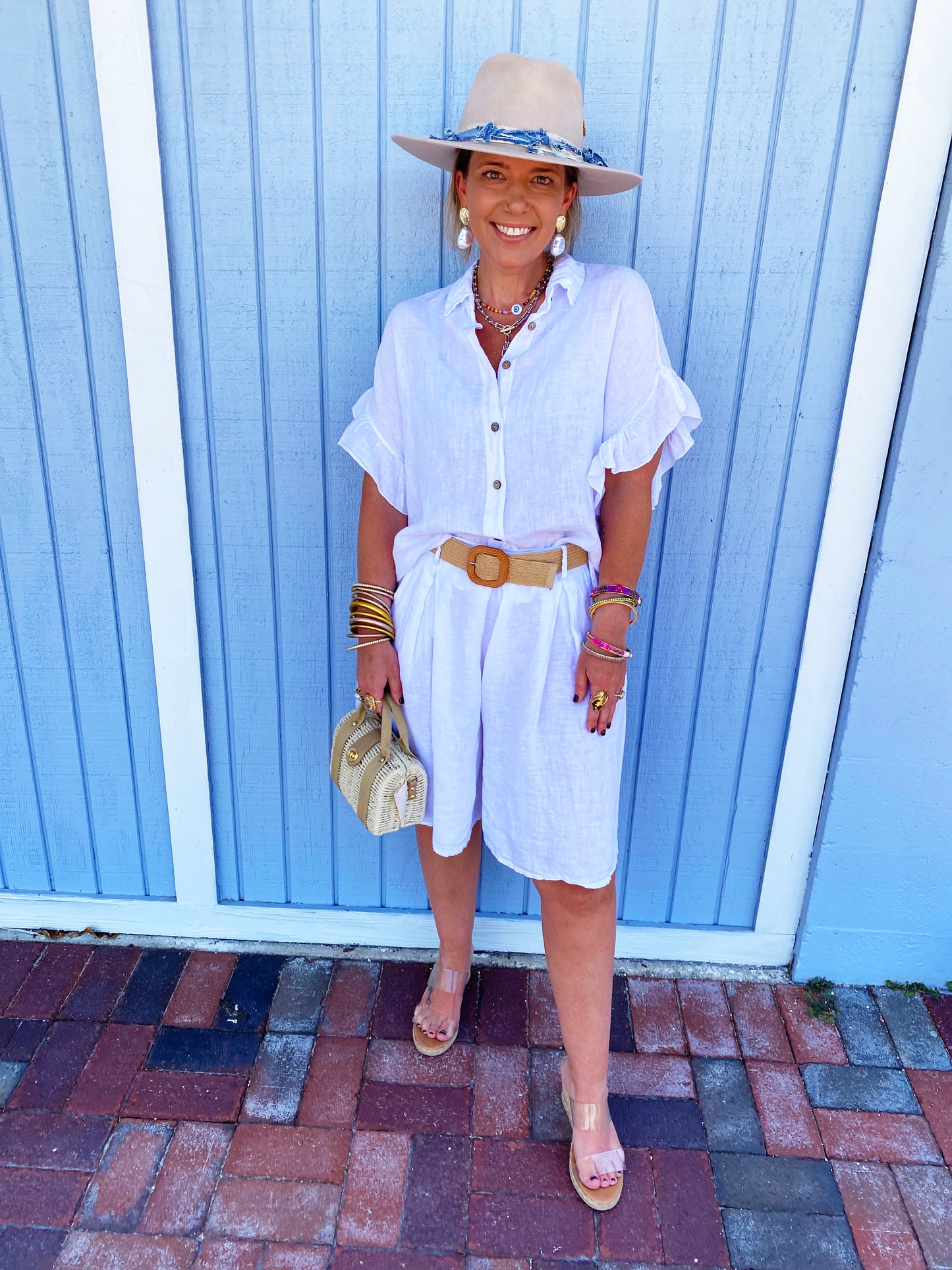Amelia 3 piece Set in White FINAL SALE