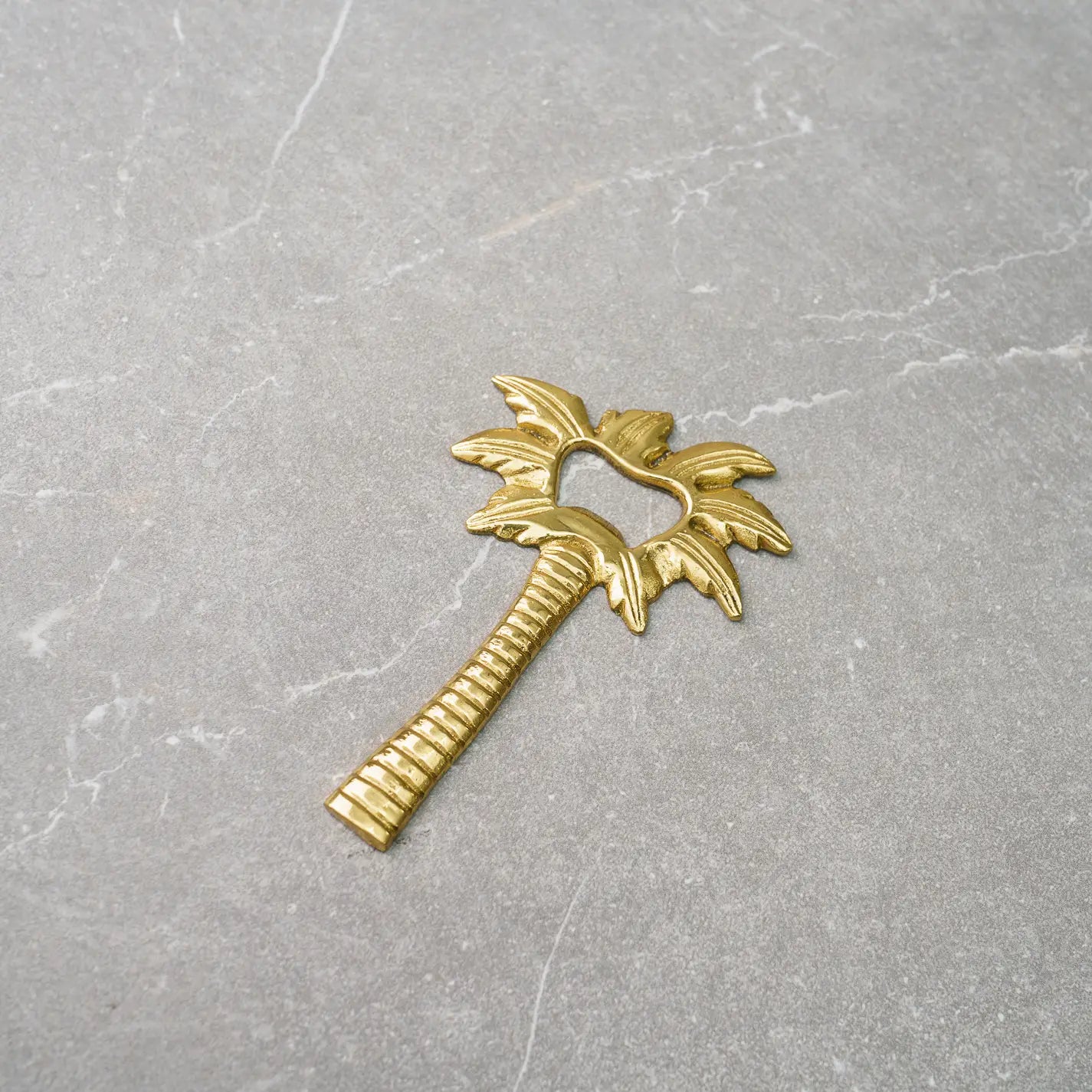 Golden Brass Palm Tree Bottle Opener - FINAL SALE
