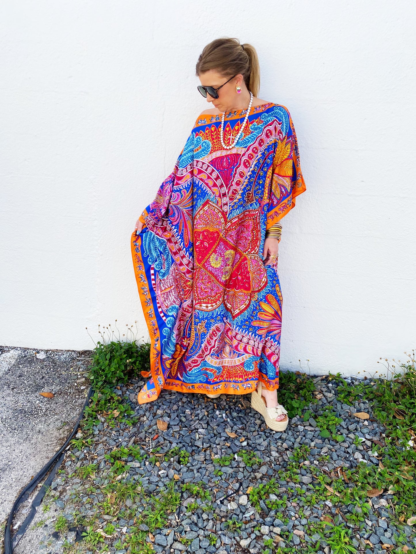 Ella Kaftan - Washable Silk- Multiple Prints