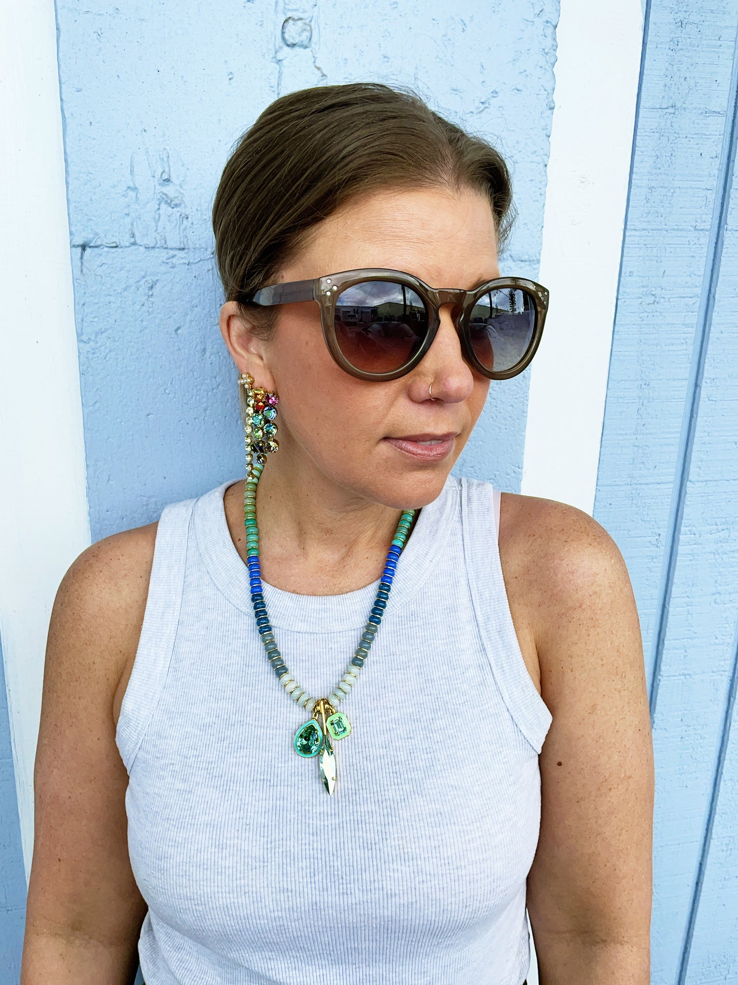 Candace Necklace With 3 Charms