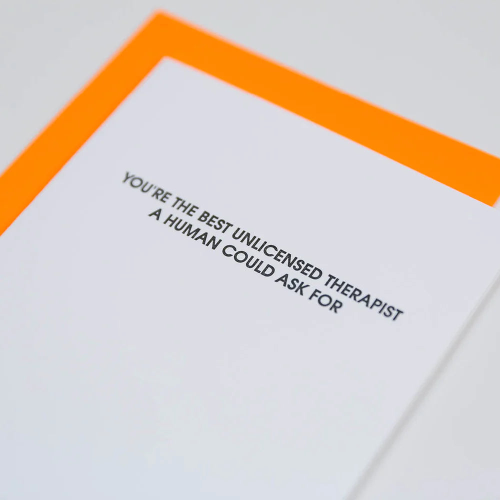 Unlicensed Therapist Card