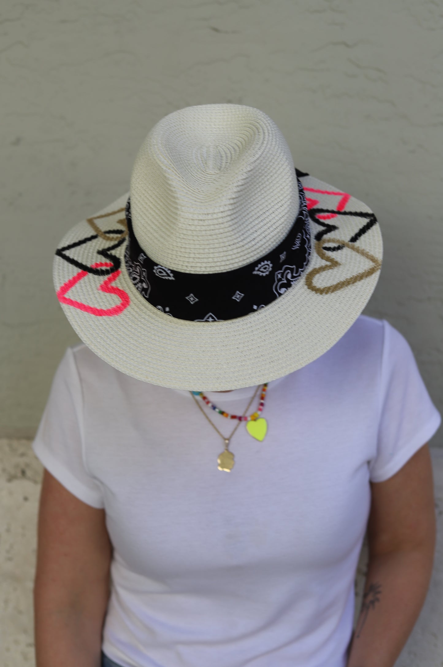 Hand painted hats
