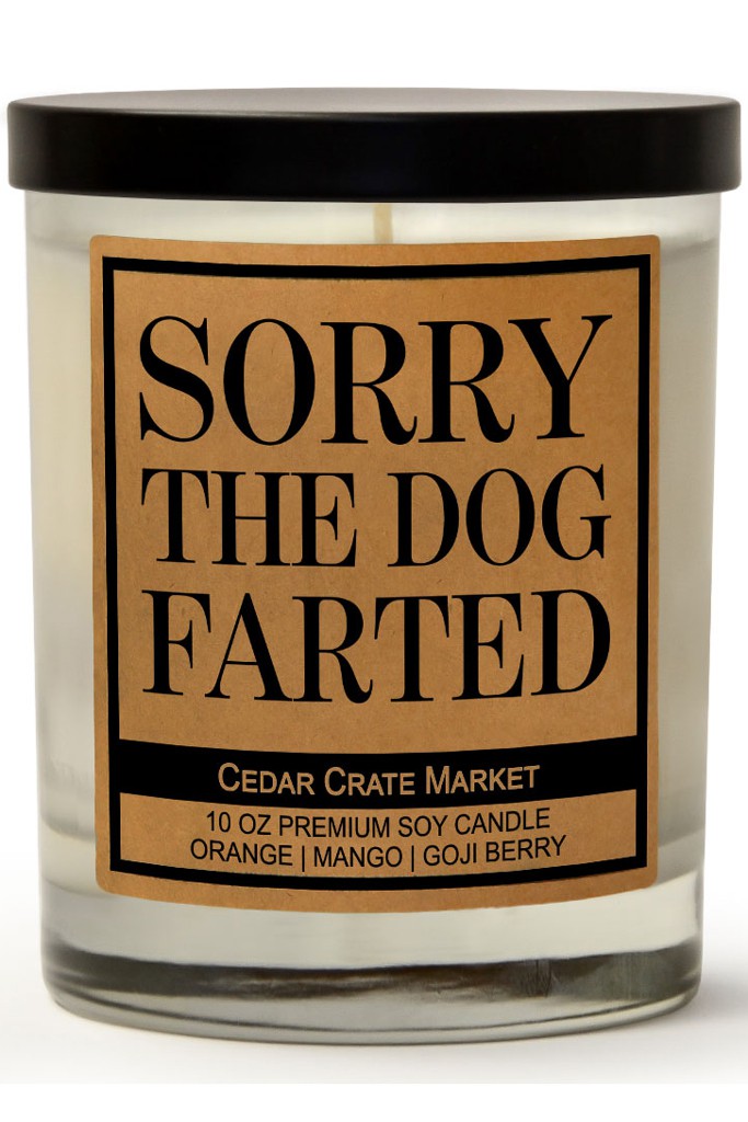 Sorry The Dog Farted Soy Candle