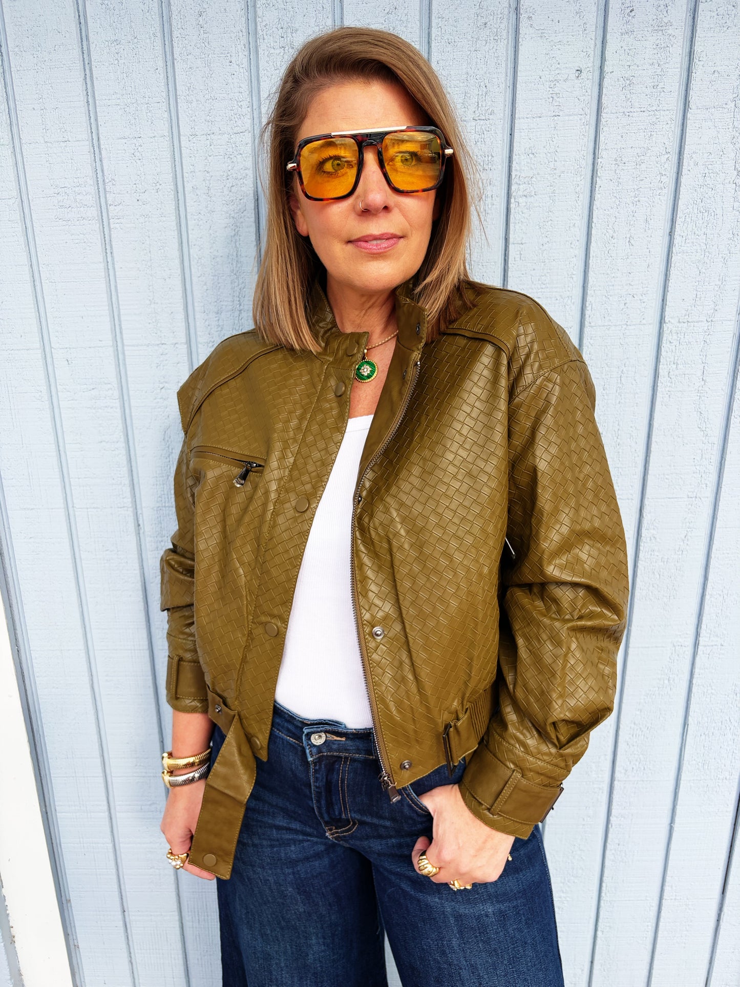 Ericka Jacket in Olive