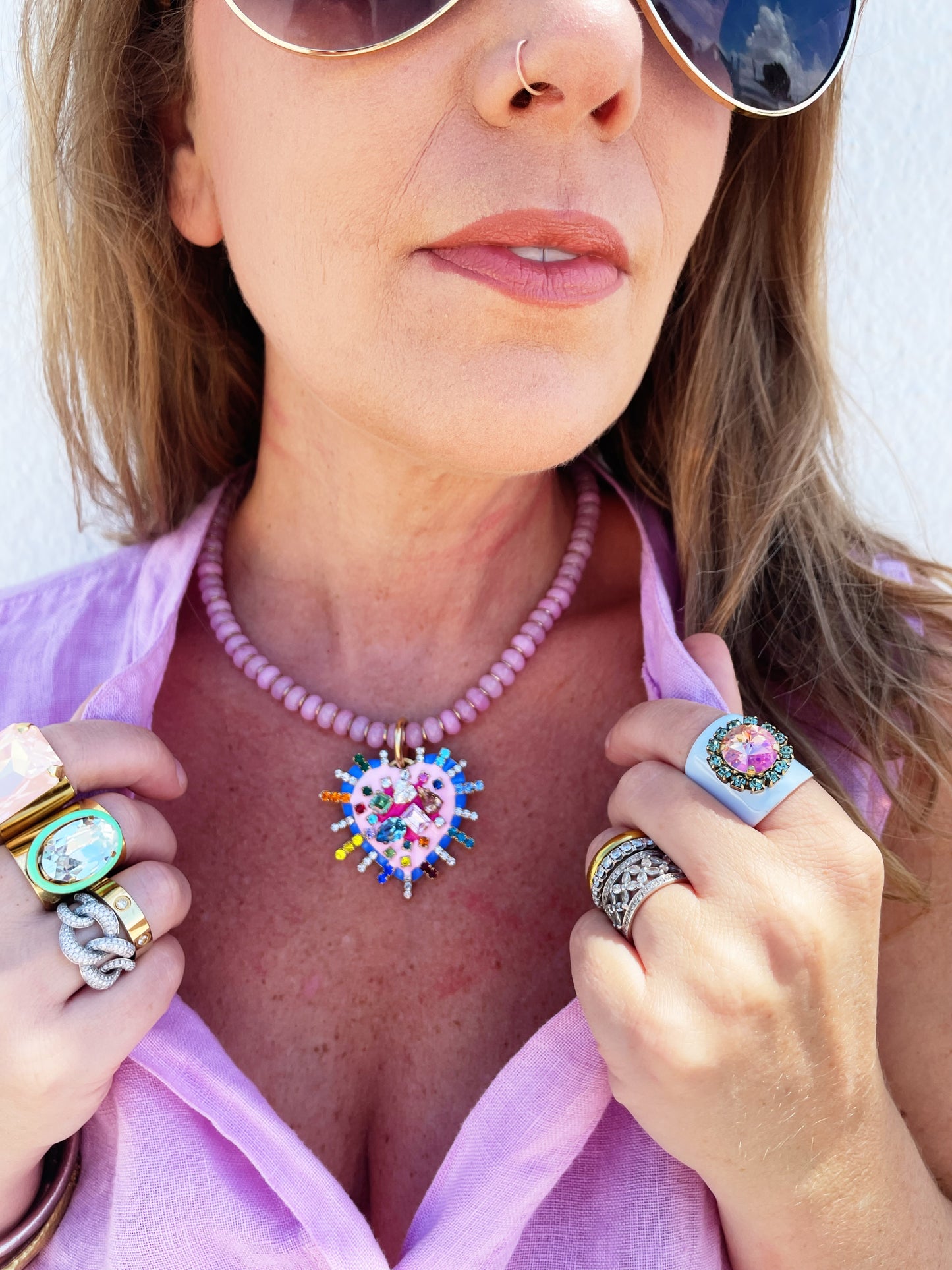 TOVA Jacci Ring Baby Blue