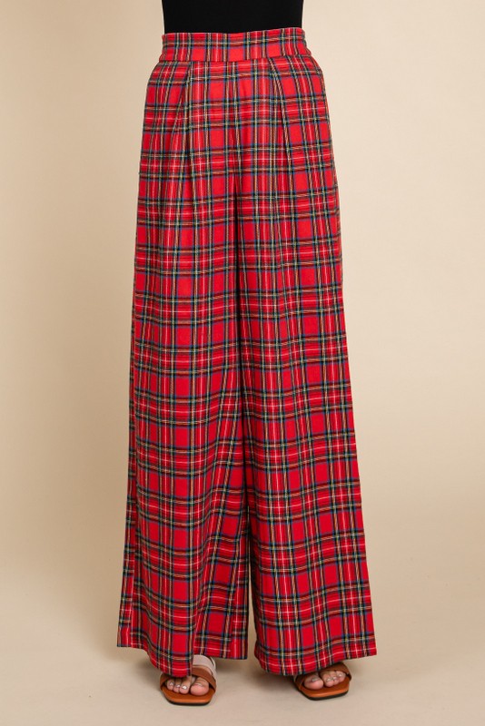 Kate Plaid Pants