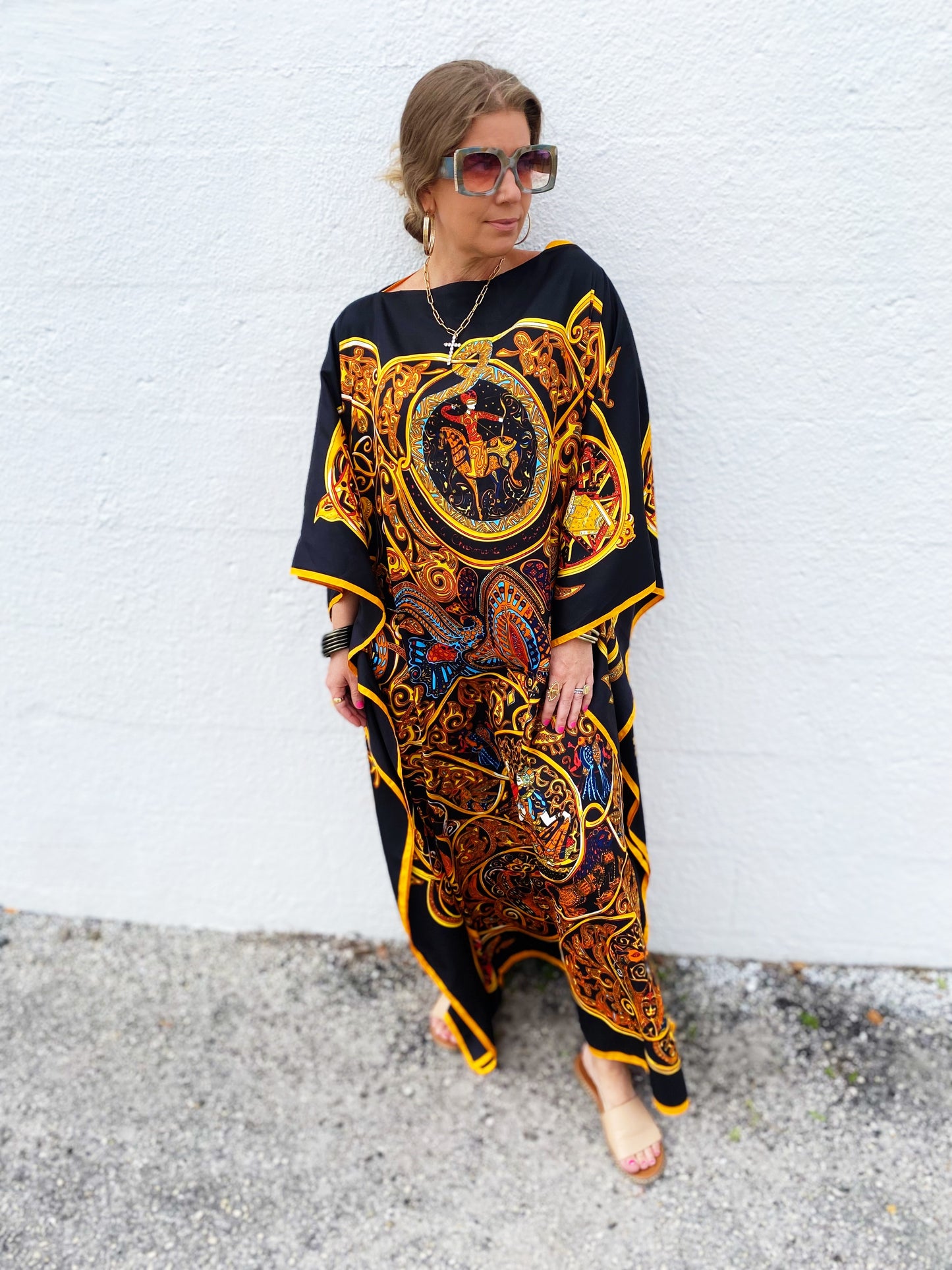 Ella Kaftan - Washable Silk- Multiple Prints