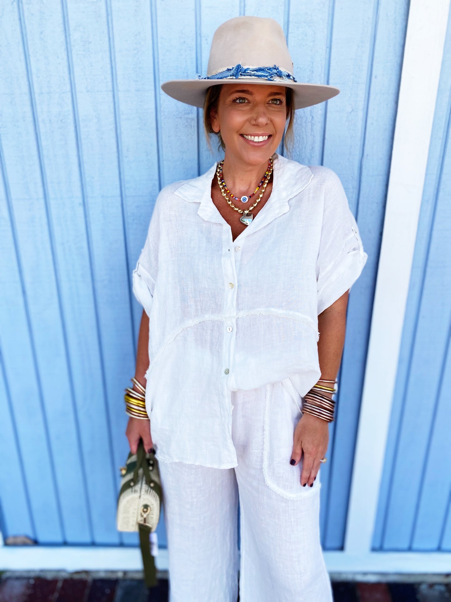 Ledger Bottom in White