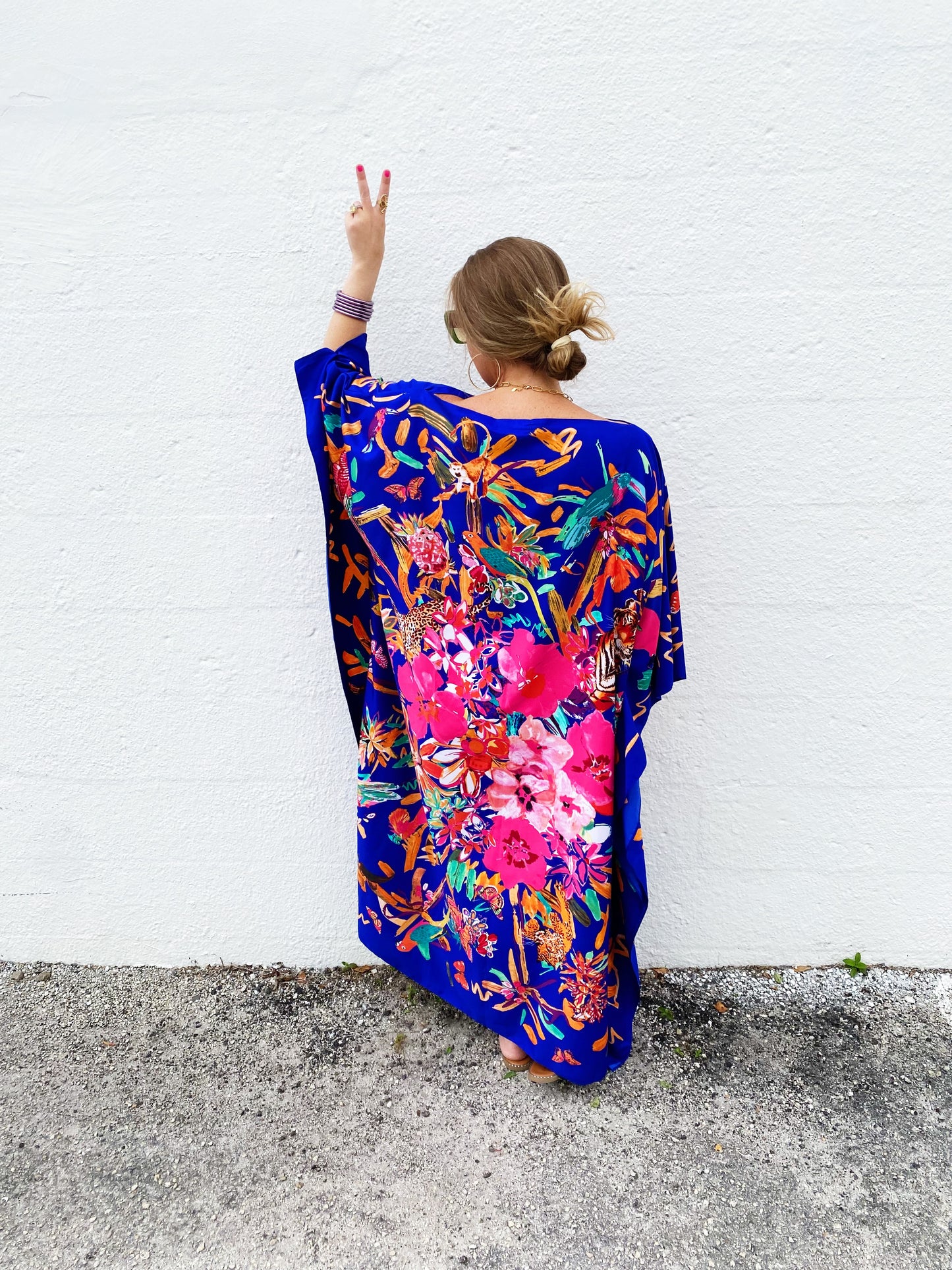 Ella Kaftan - Washable Silk- Multiple Prints