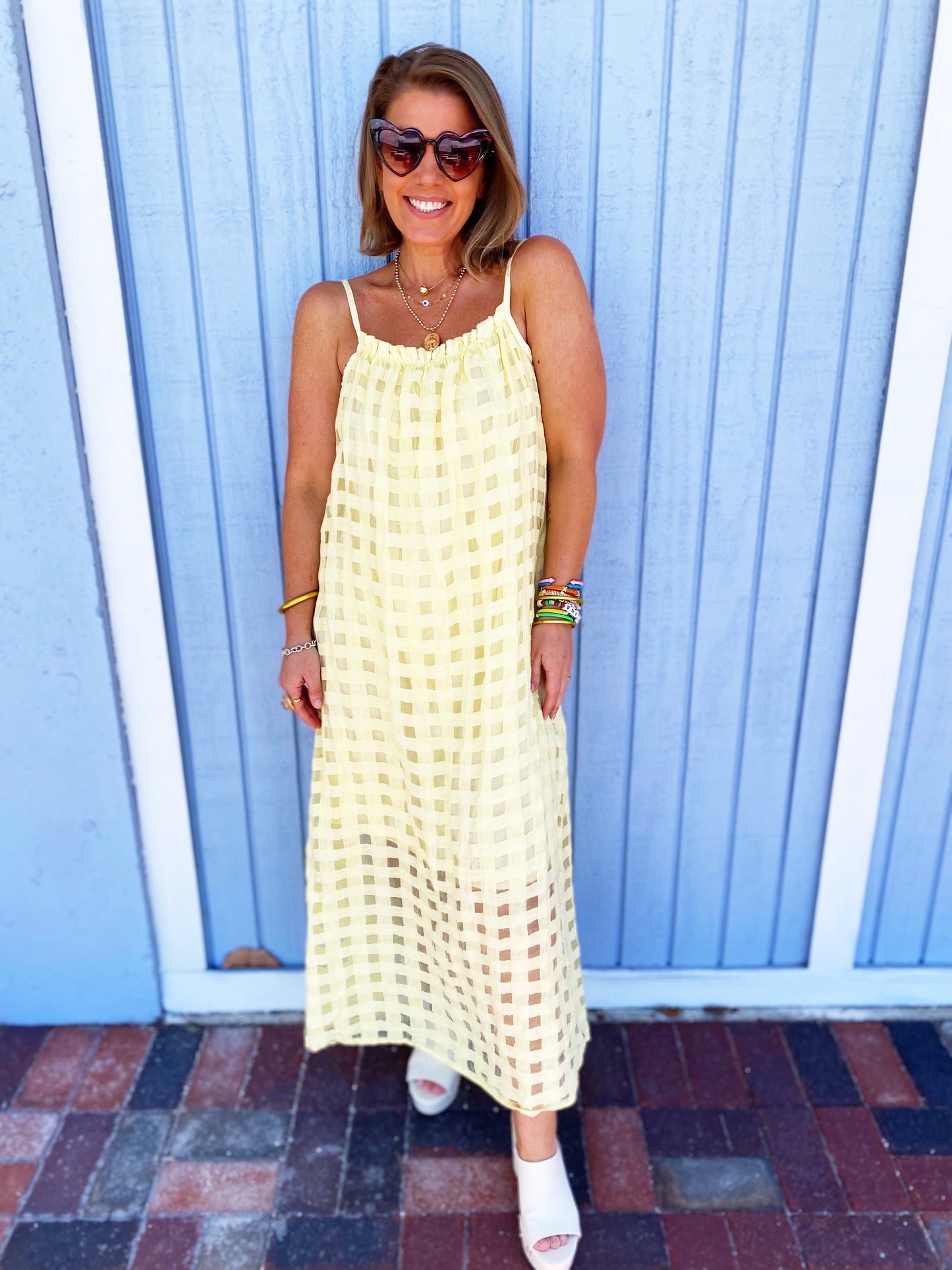 Avery Dress in Yellow