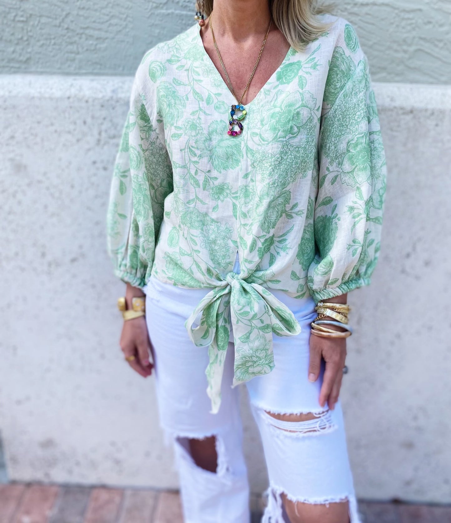 Ellie Top in Green