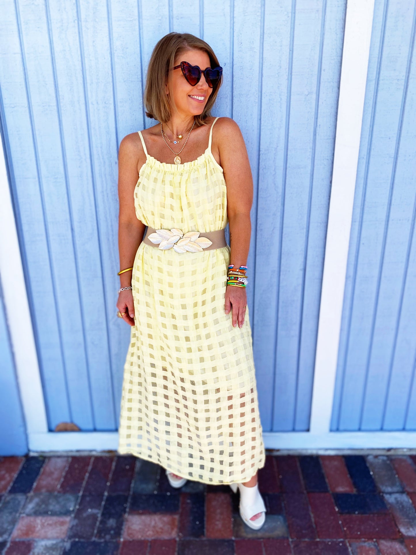Avery Dress in Yellow