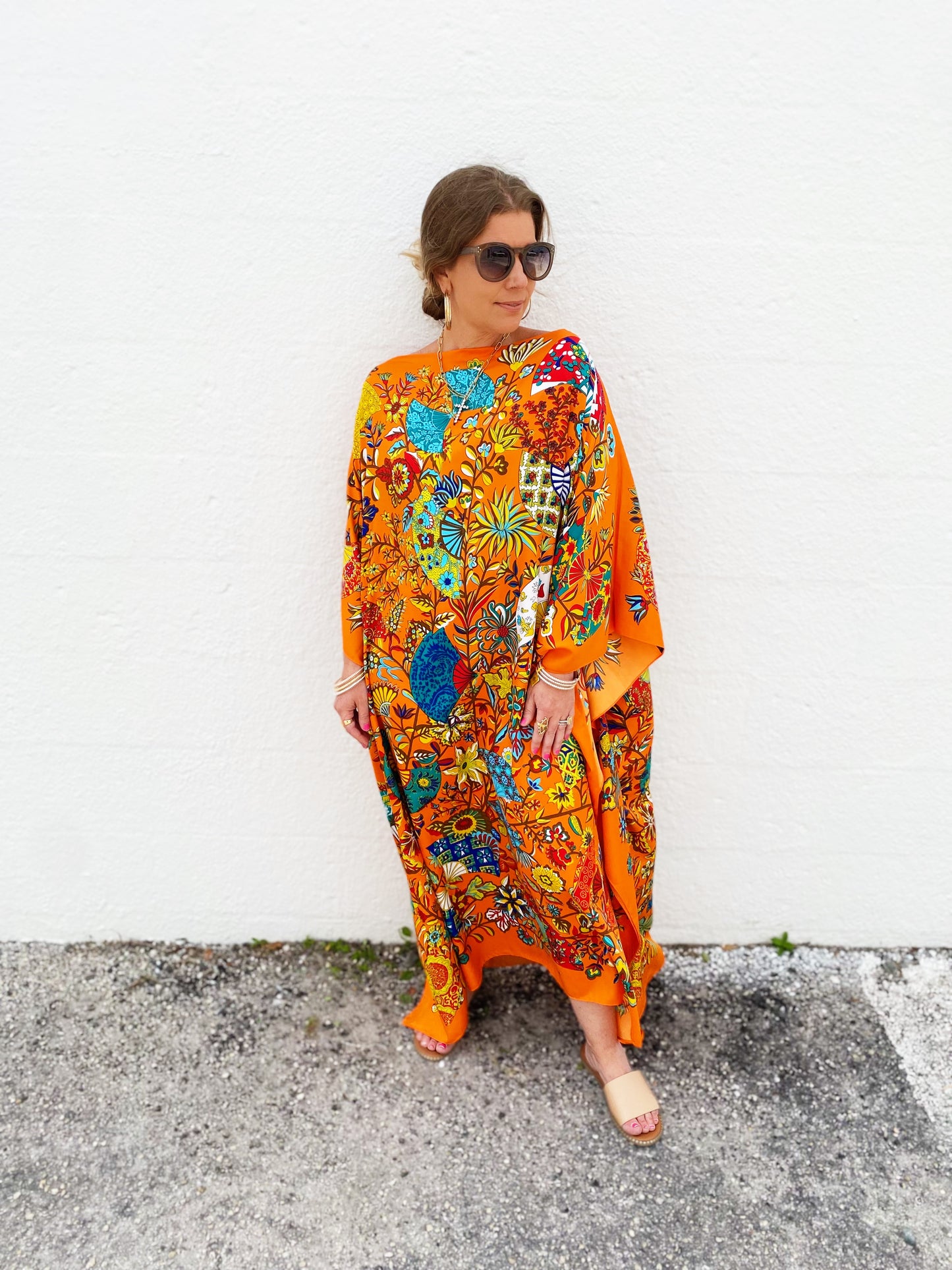 Ella Kaftan - Washable Silk- Multiple Prints