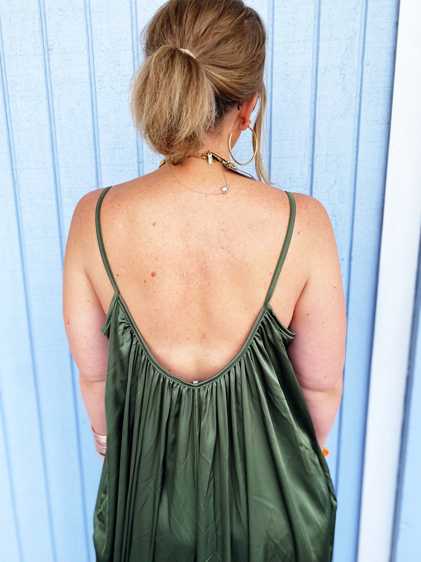 Bettina Jumpsuit in Olive