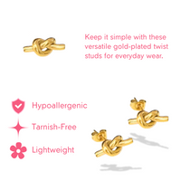 Knot Stud Earrings
