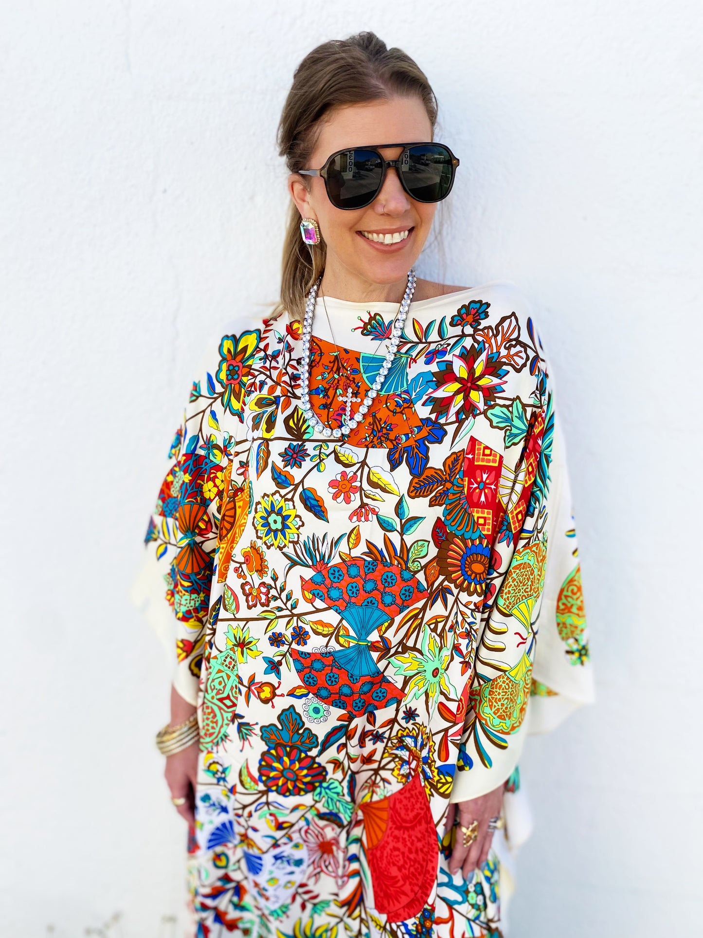 Ella Kaftan - Washable Silk- Multiple Prints