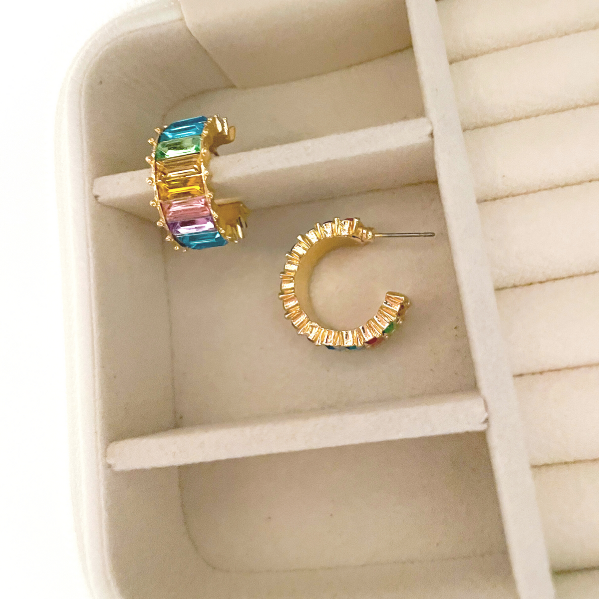 Sprinkle Pastel Cheer Hoops