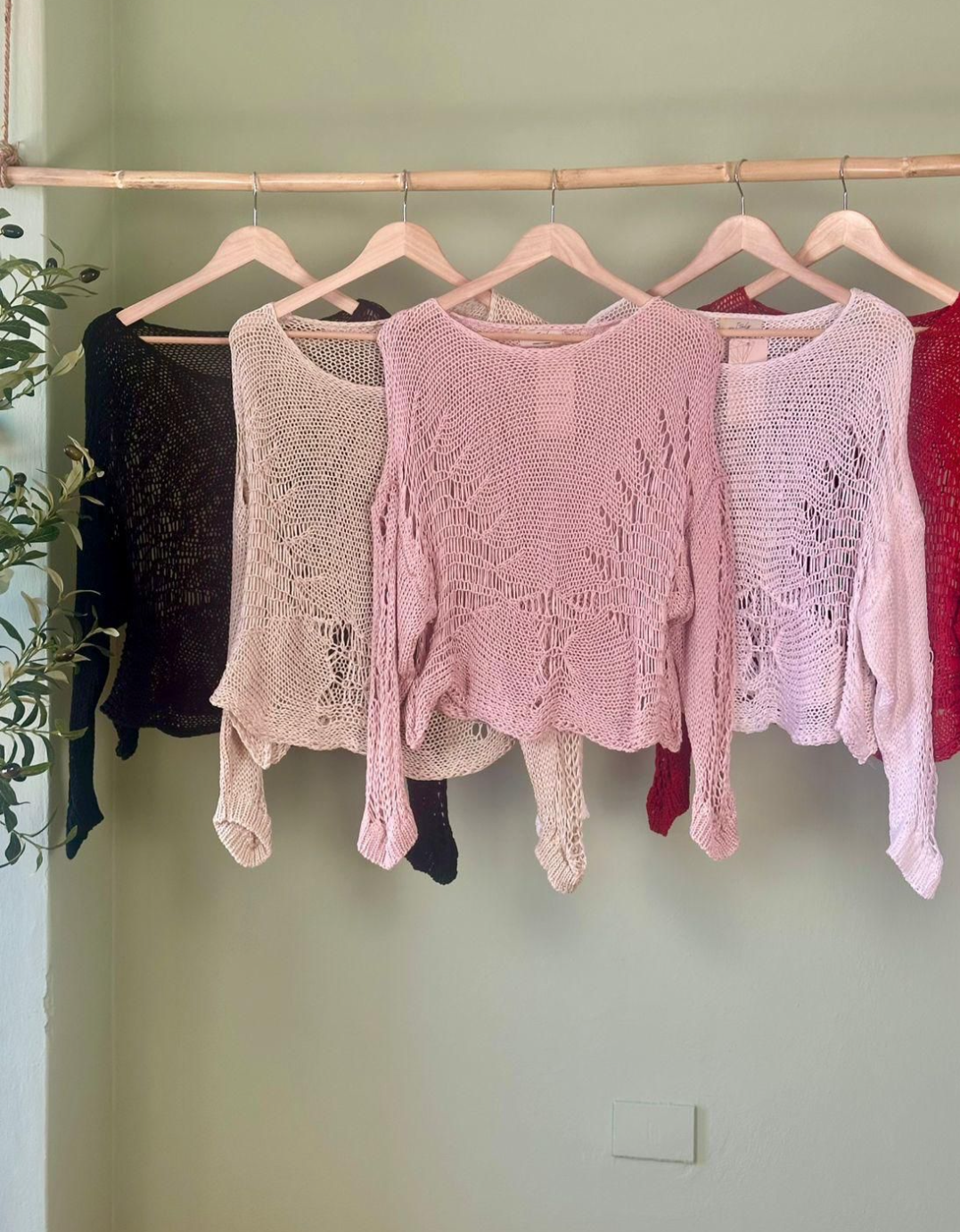 Colby Open Knit Sweater- 3 colors