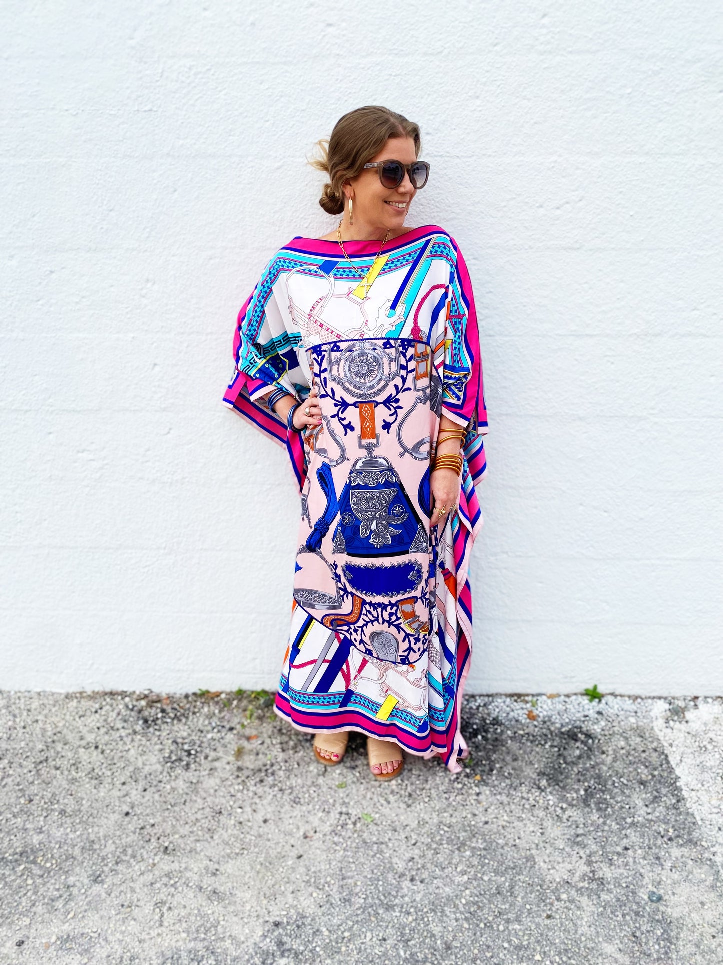 Ella Kaftan - Washable Silk- Multiple Prints