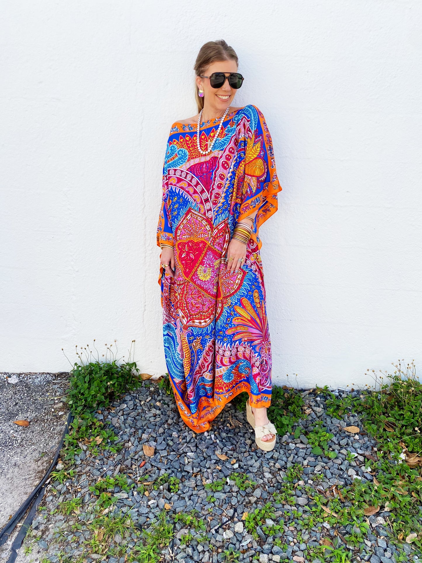 Ella Kaftan - Washable Silk- Multiple Prints