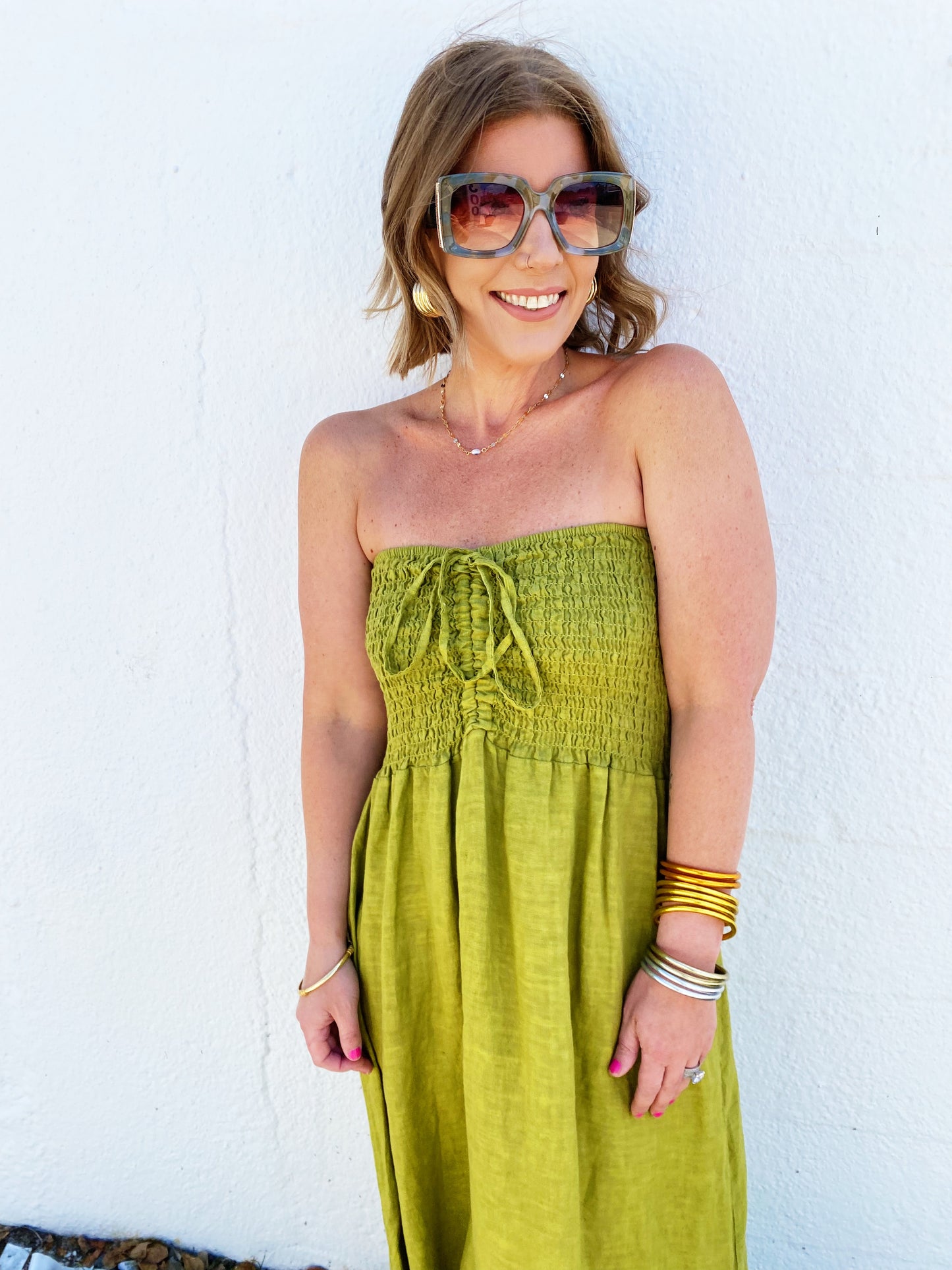 Isabella Dress in Solid Color