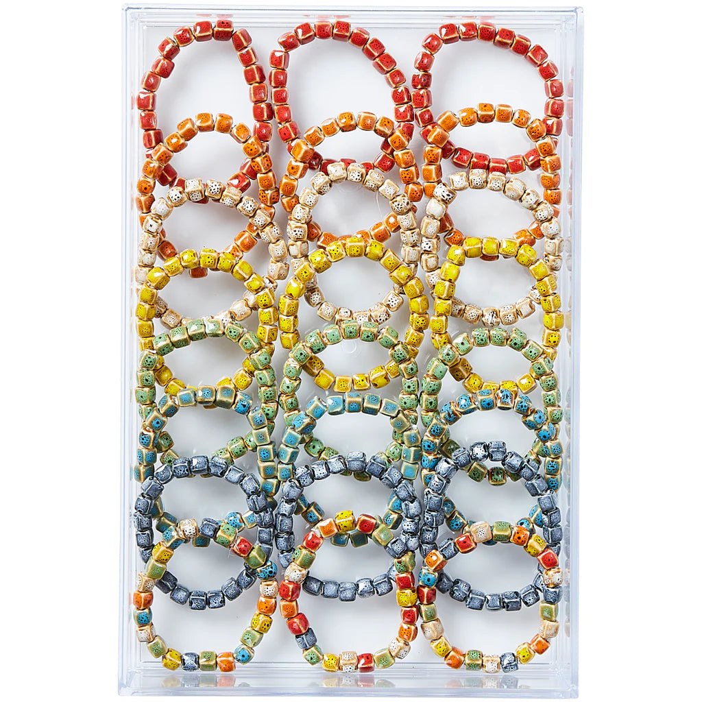 Cube Clay Bracelets