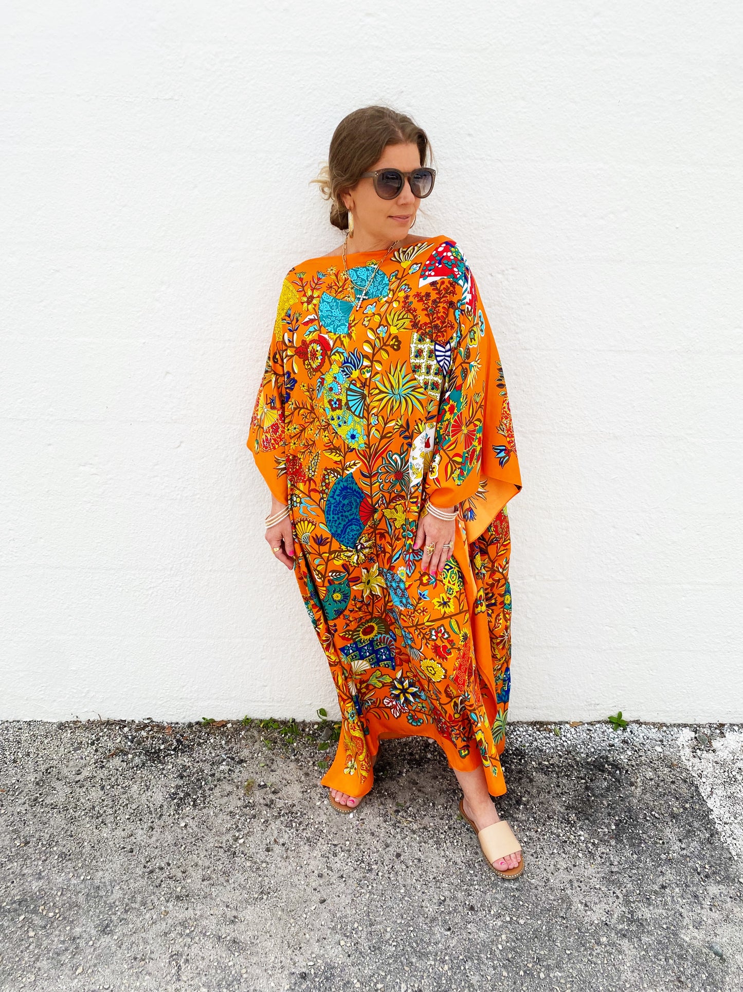 Ella Kaftan - Washable Silk- Multiple Prints