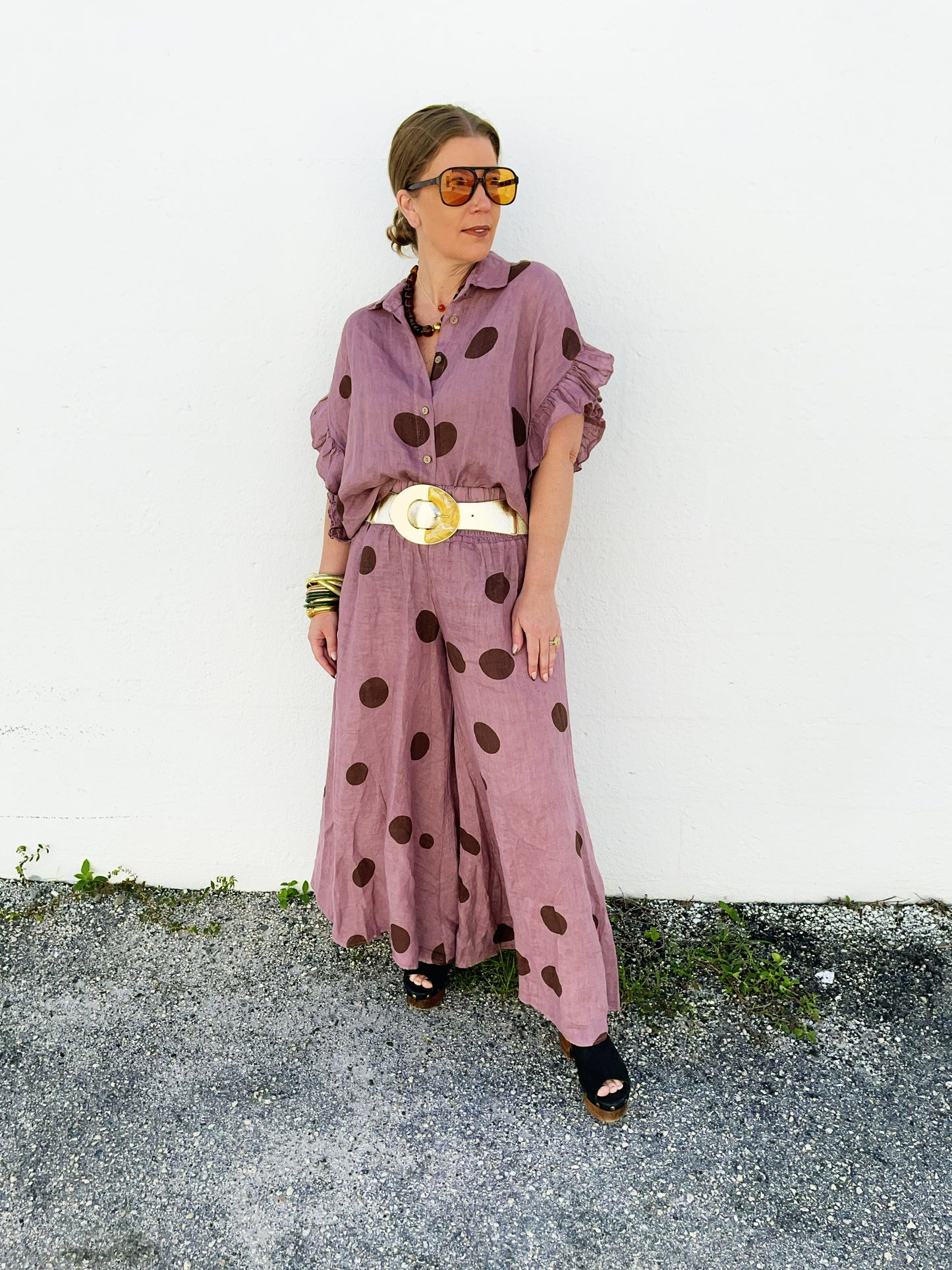 Tori Polka Dot Top