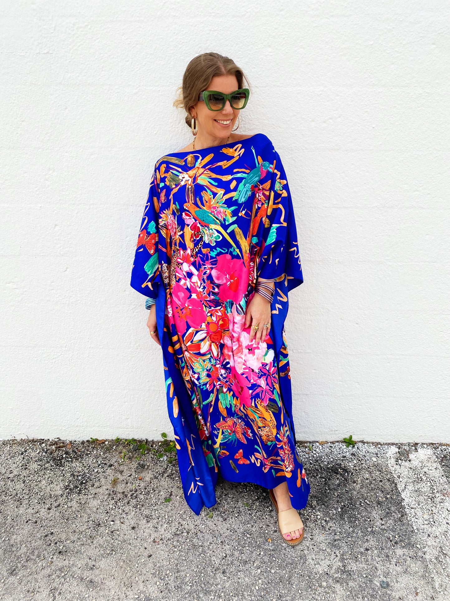 Ella Kaftan - Washable Silk- Multiple Prints