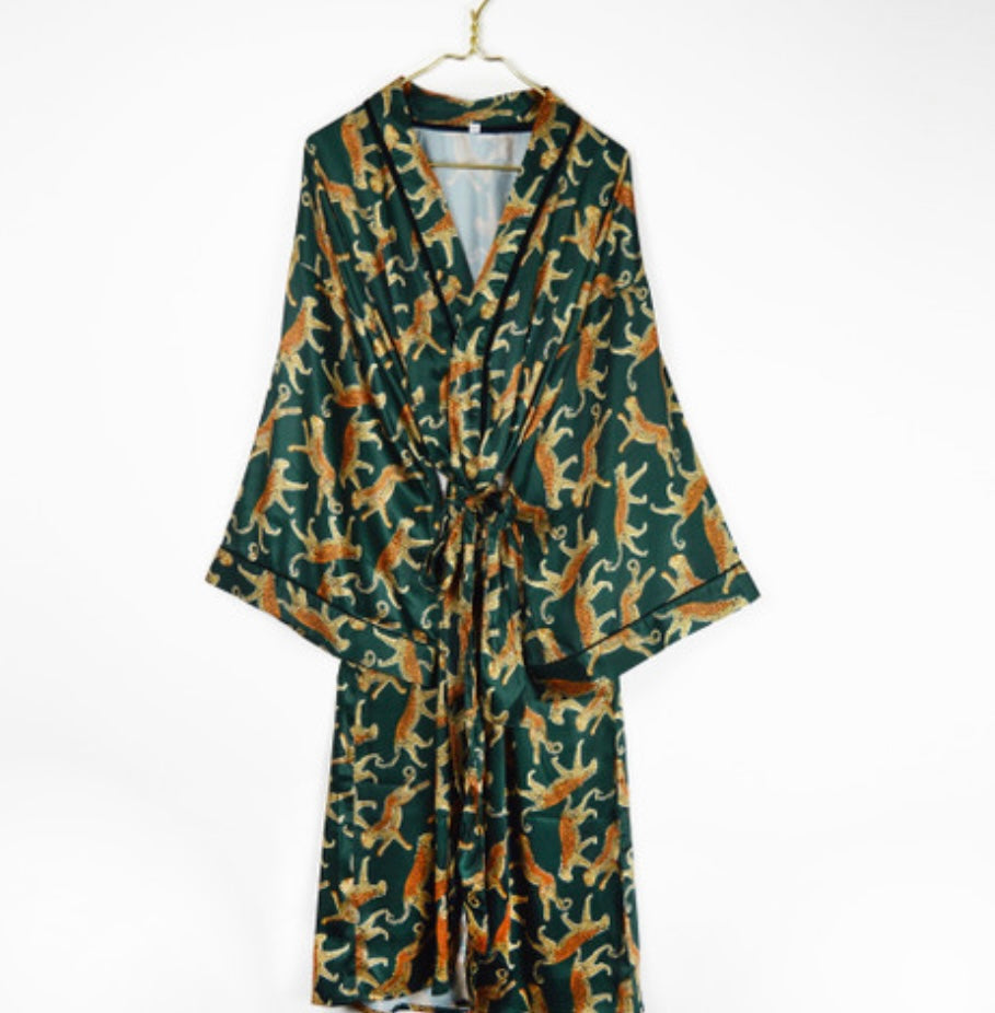 Green Leopard Sleepwear