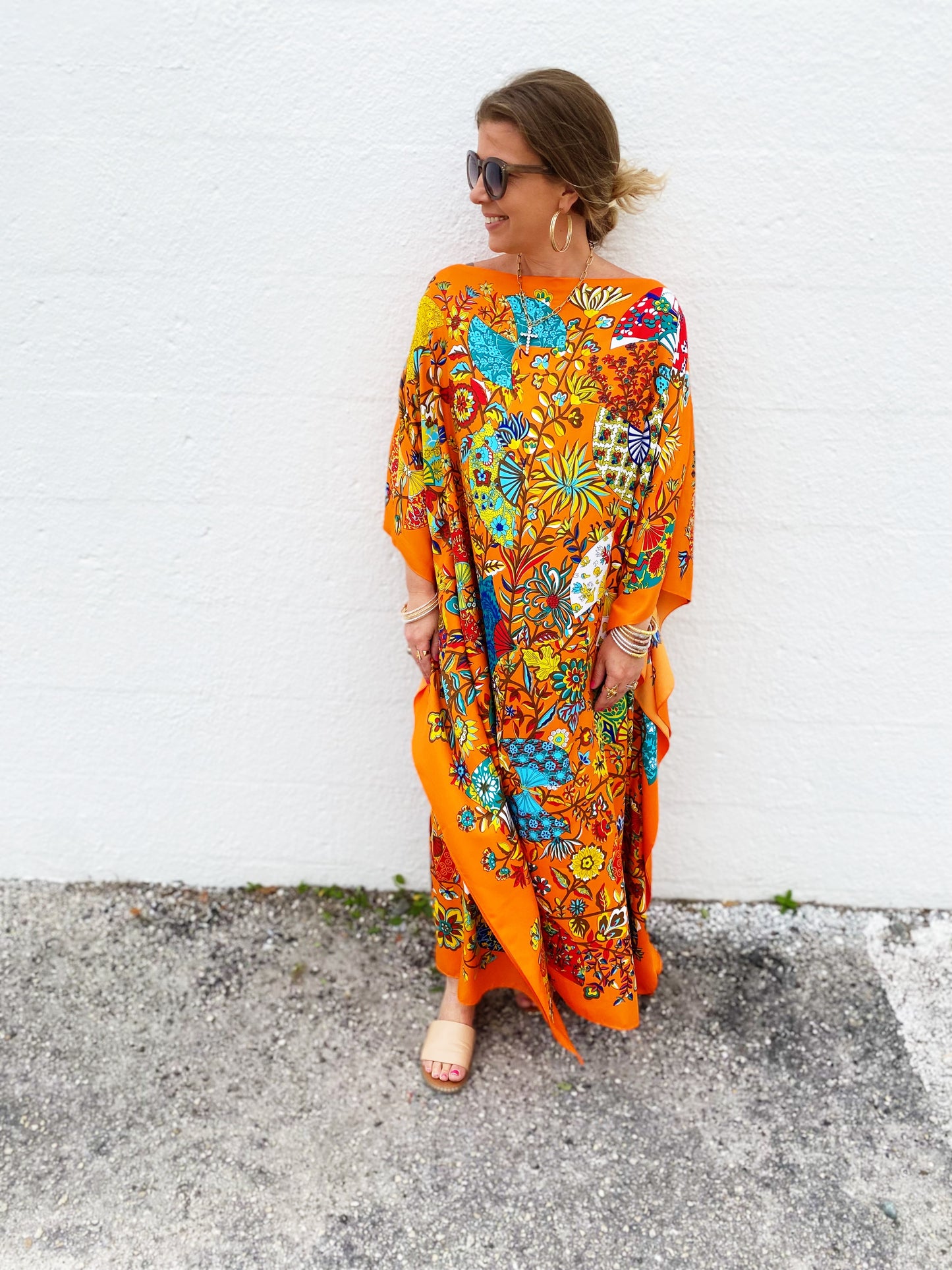 Ella Kaftan - Washable Silk- Multiple Prints