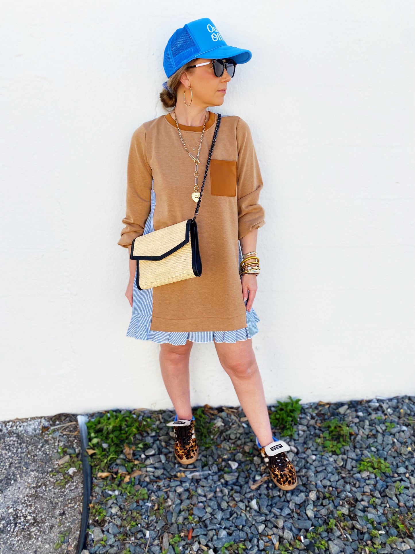 Beth Raffia Clutch