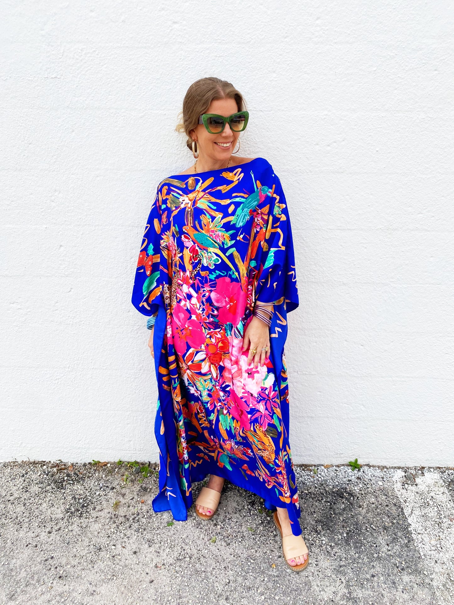 Ella Kaftan - Washable Silk- Multiple Prints