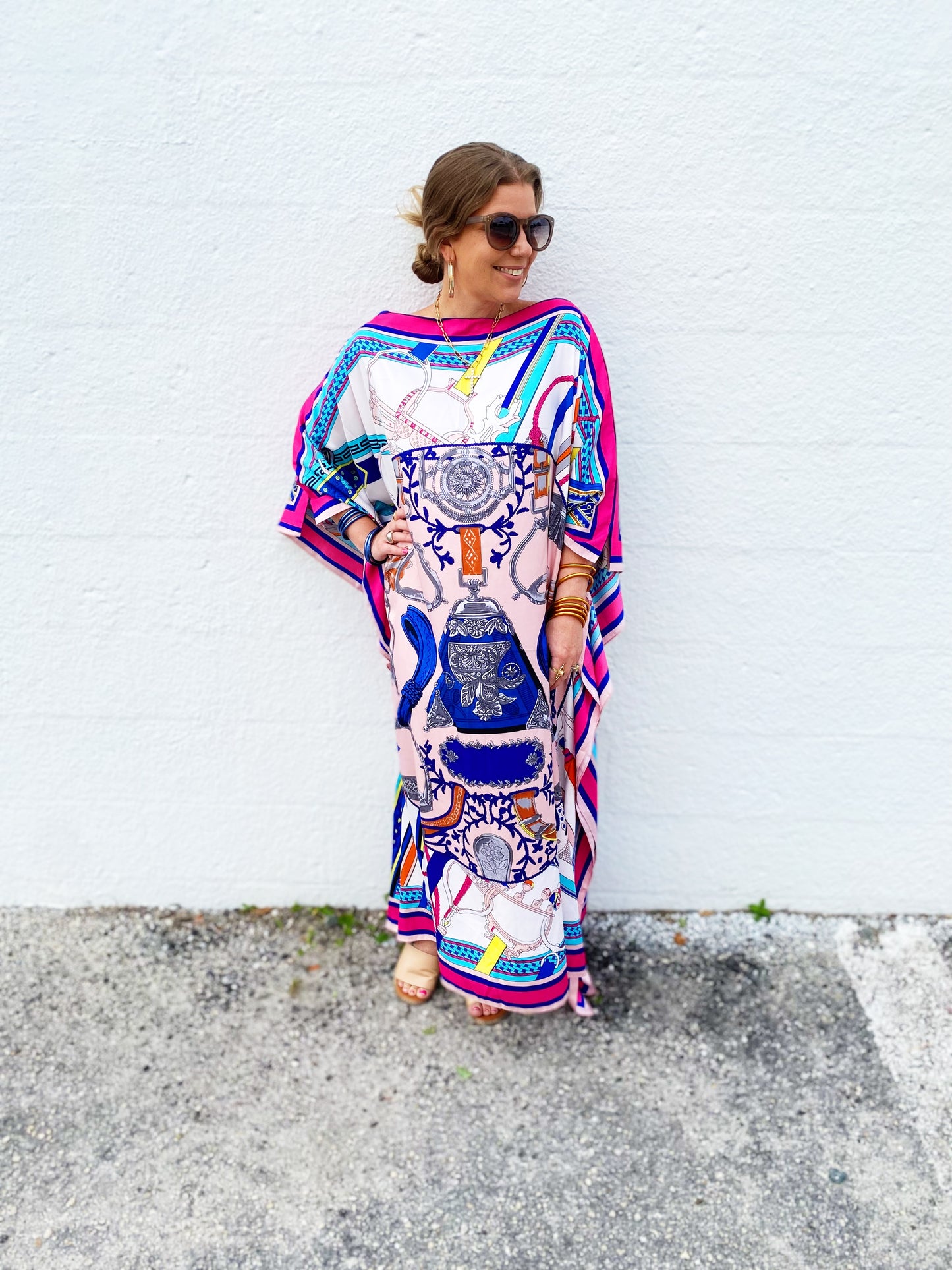 Ella Kaftan - Washable Silk- Multiple Prints