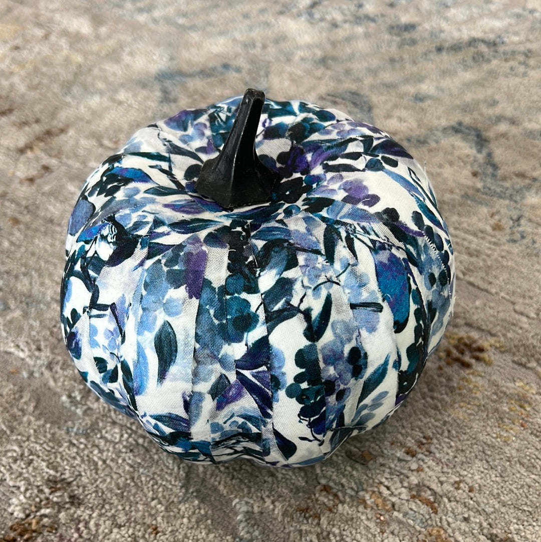 Blue & White Pumpkin Small