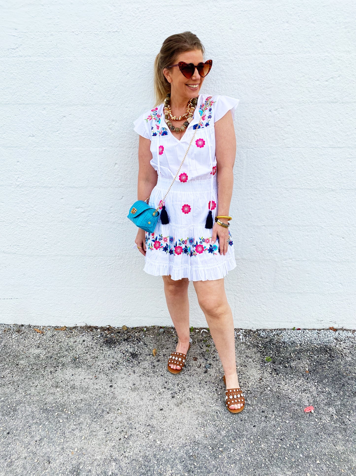 Charlotte Embroidered Dress *FINAL SALE
