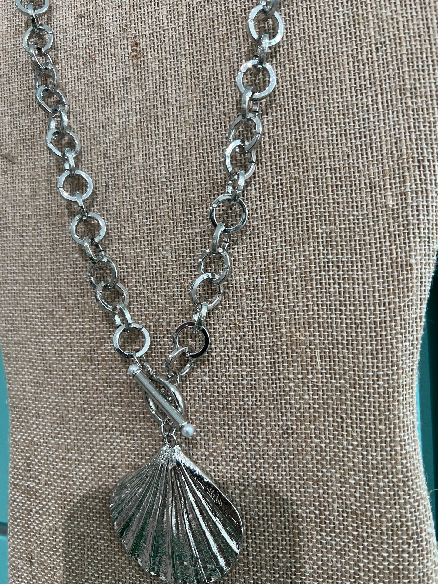 Toggle Shell Pendant Necklace