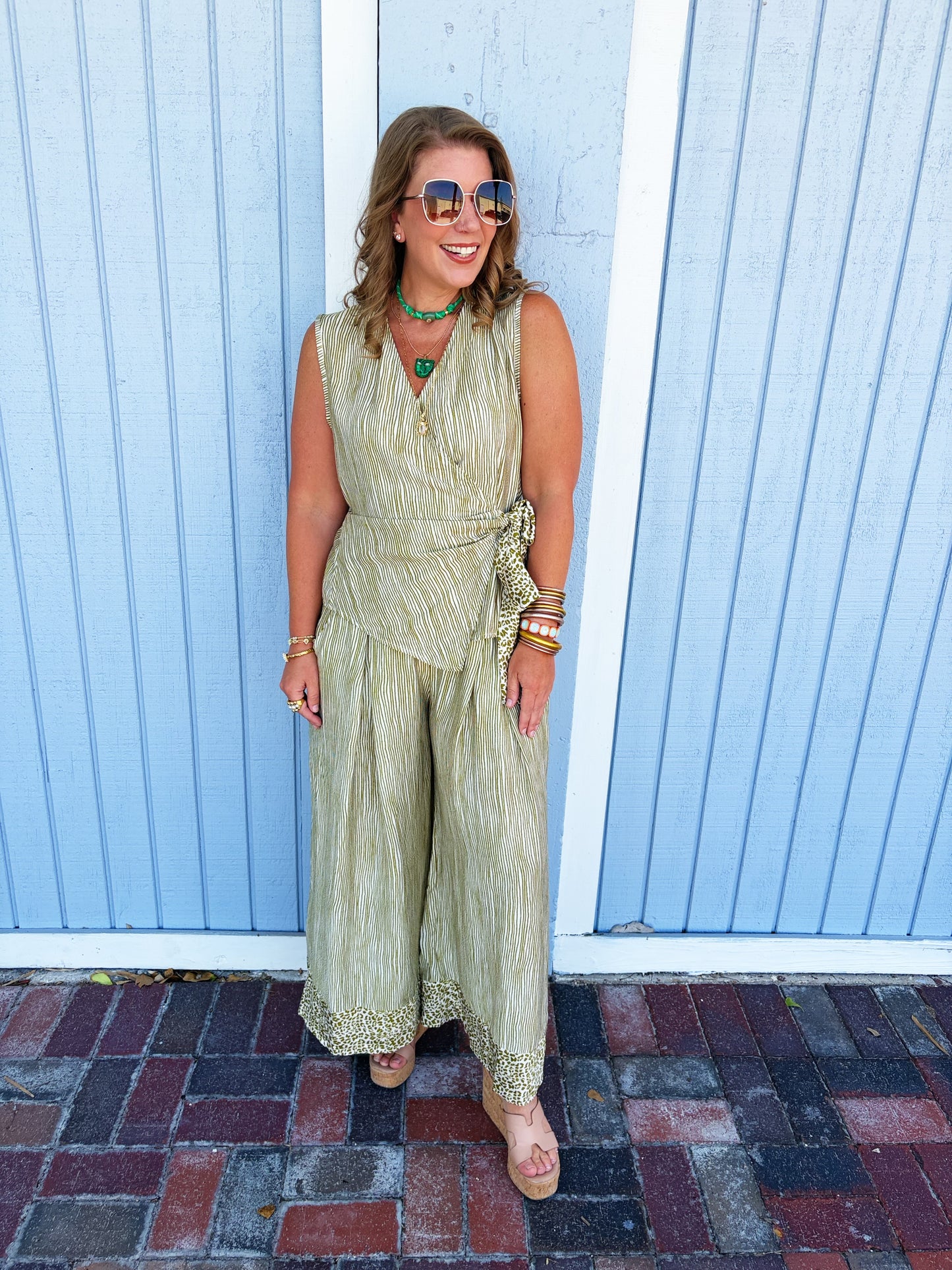Cheetah Olive Pant