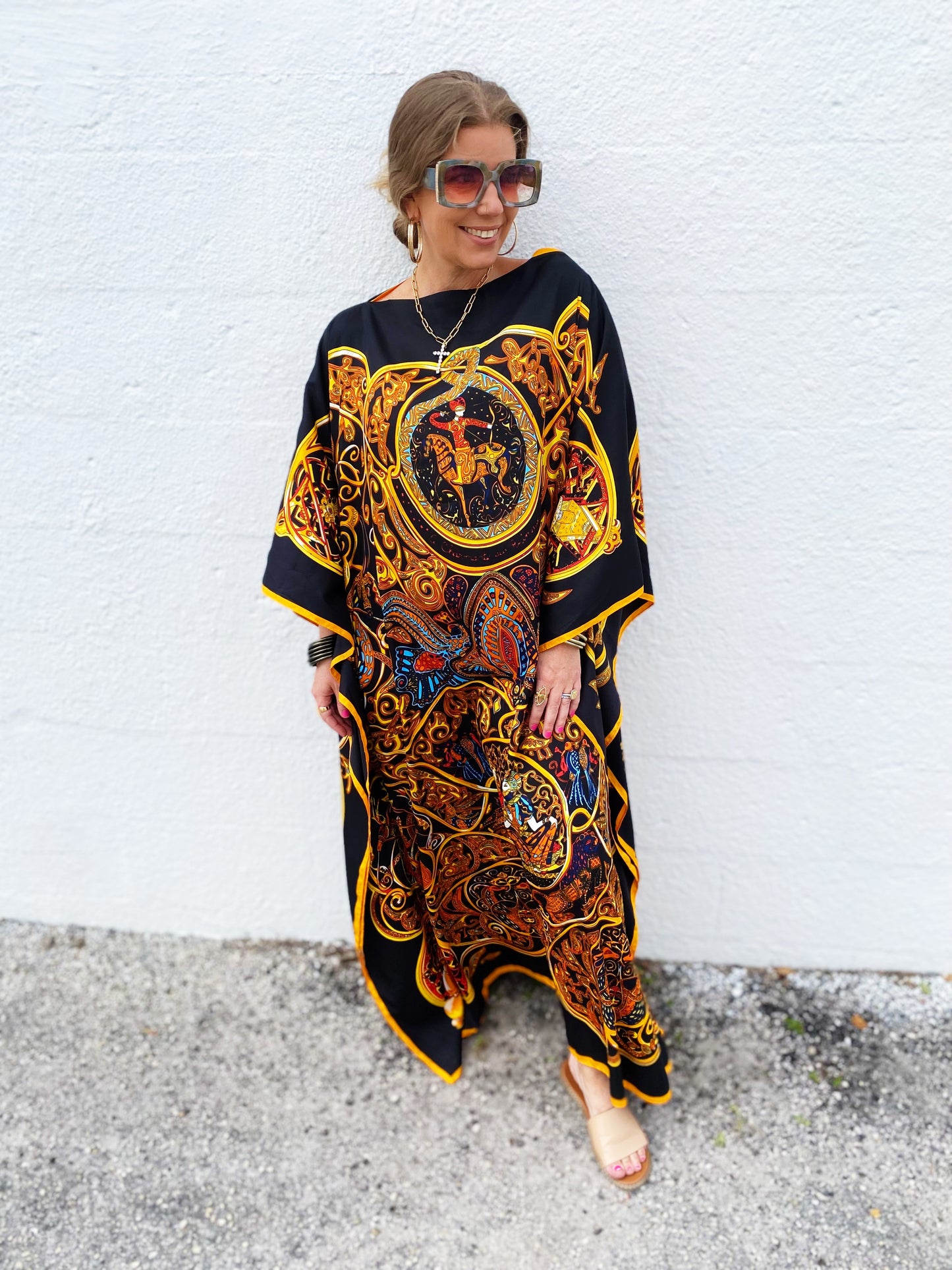 Ella Kaftan - Washable Silk- Multiple Prints