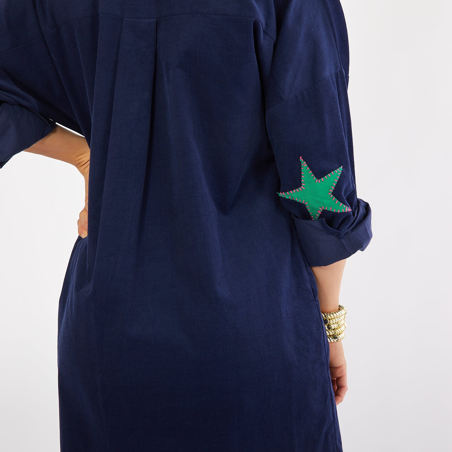 Corduroy Star Dress