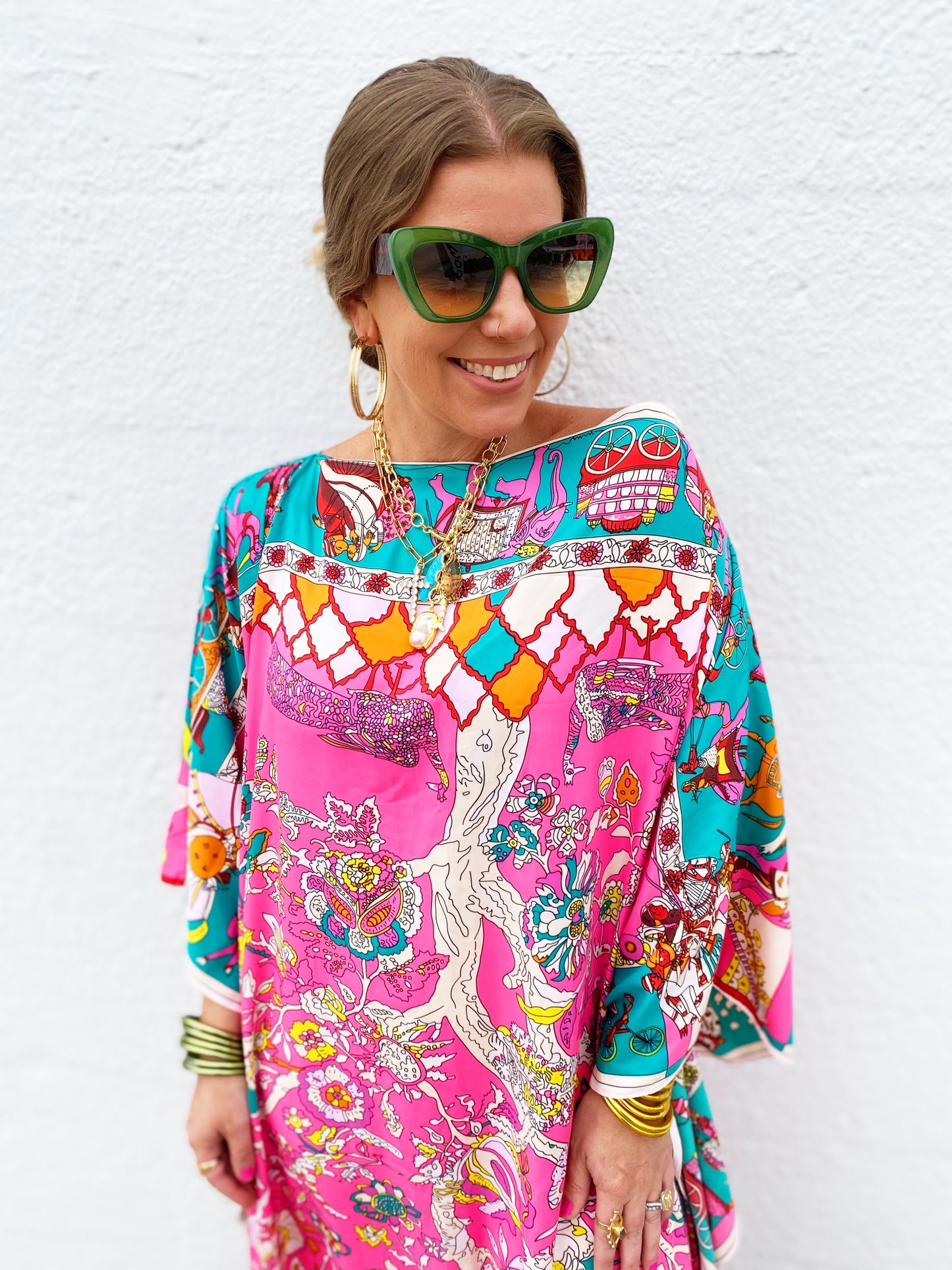 Ella Kaftan - Washable Silk- Multiple Prints