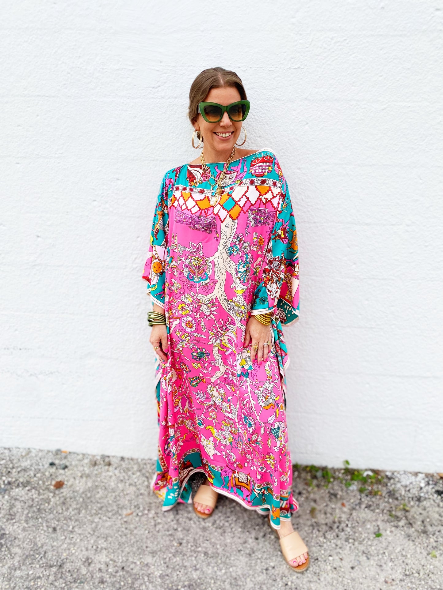 Ella Kaftan - Washable Silk- Multiple Prints