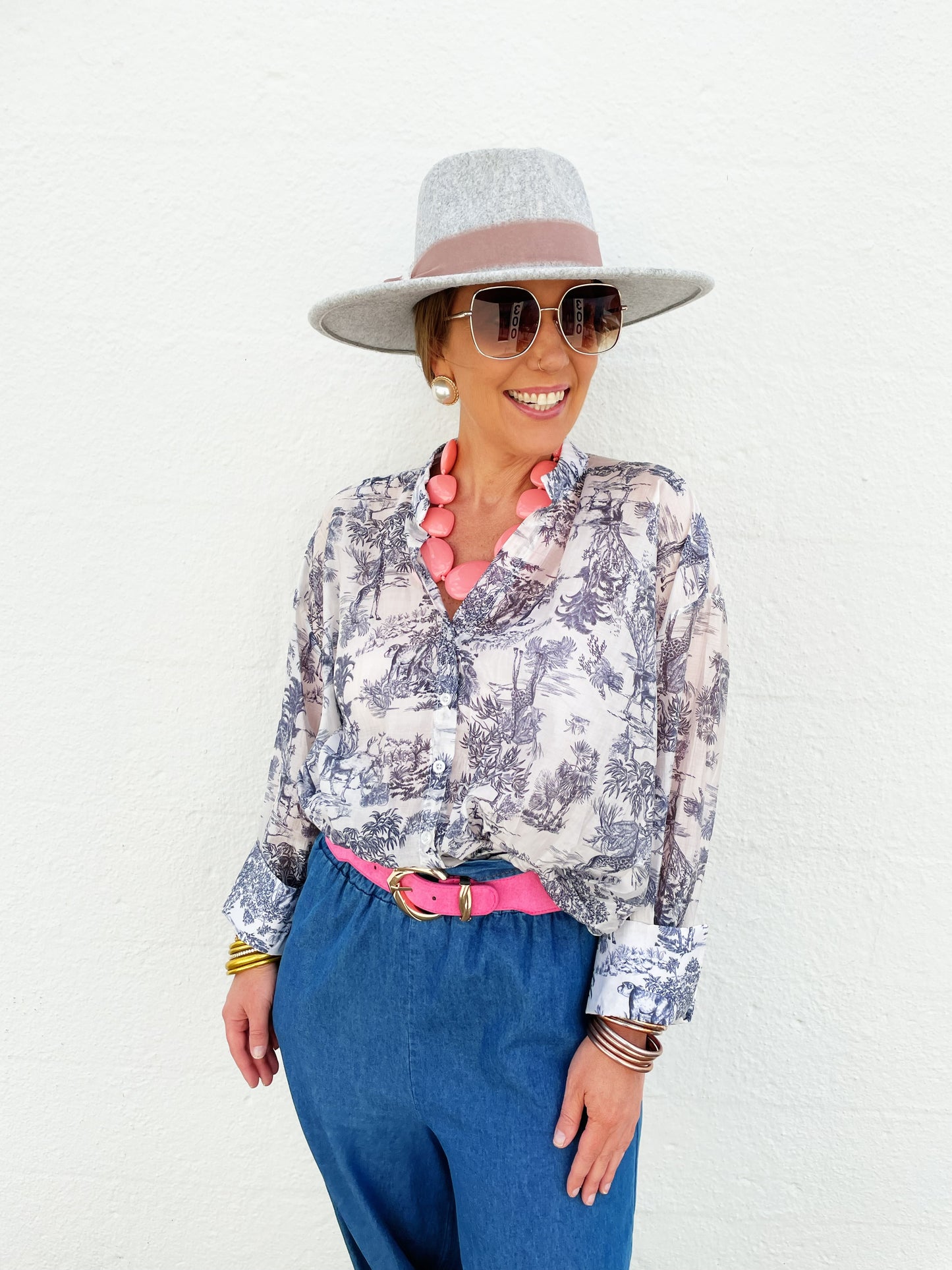 Charlotte Necklace Pink