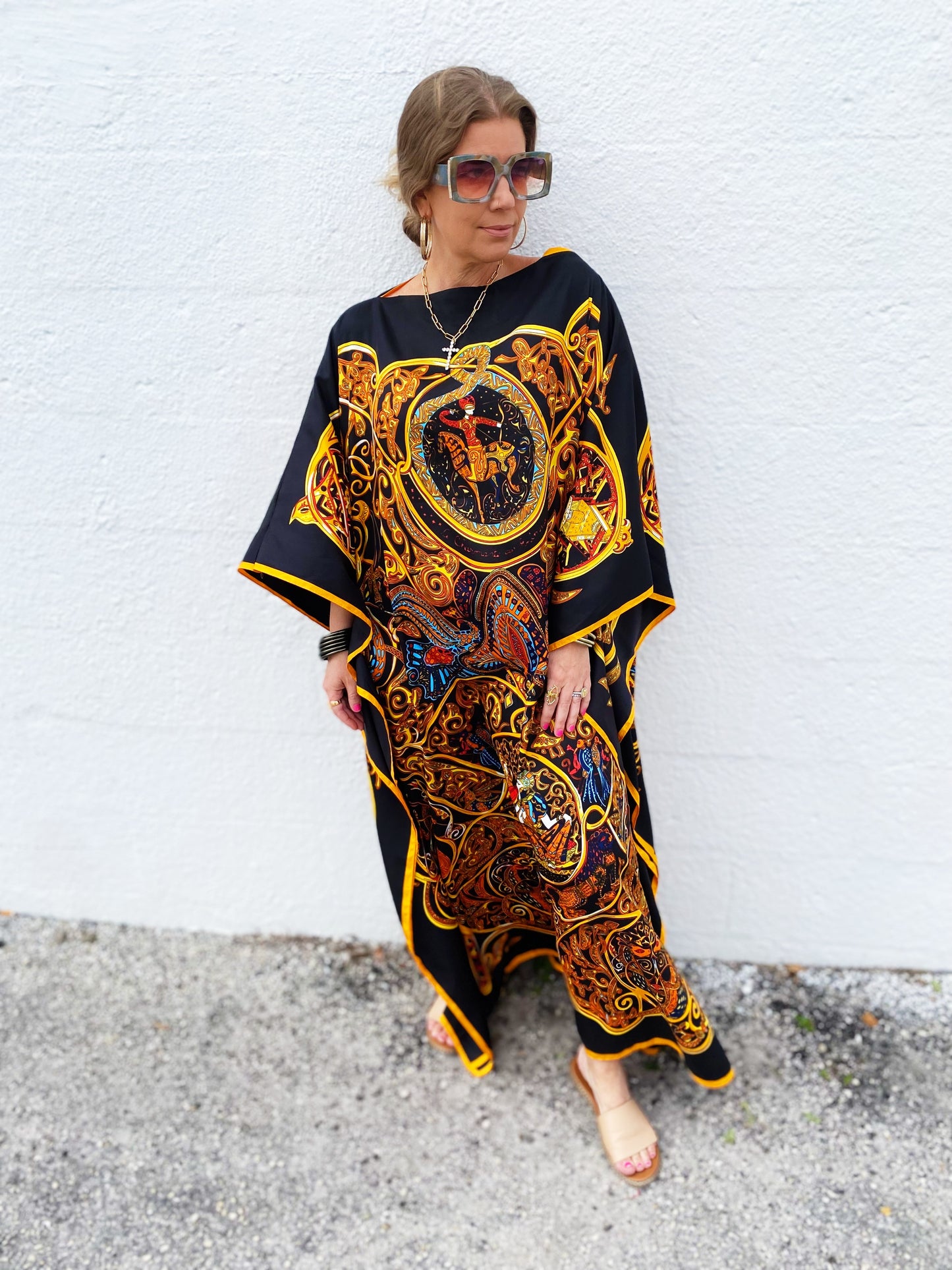 Ella Kaftan - Washable Silk- Multiple Prints