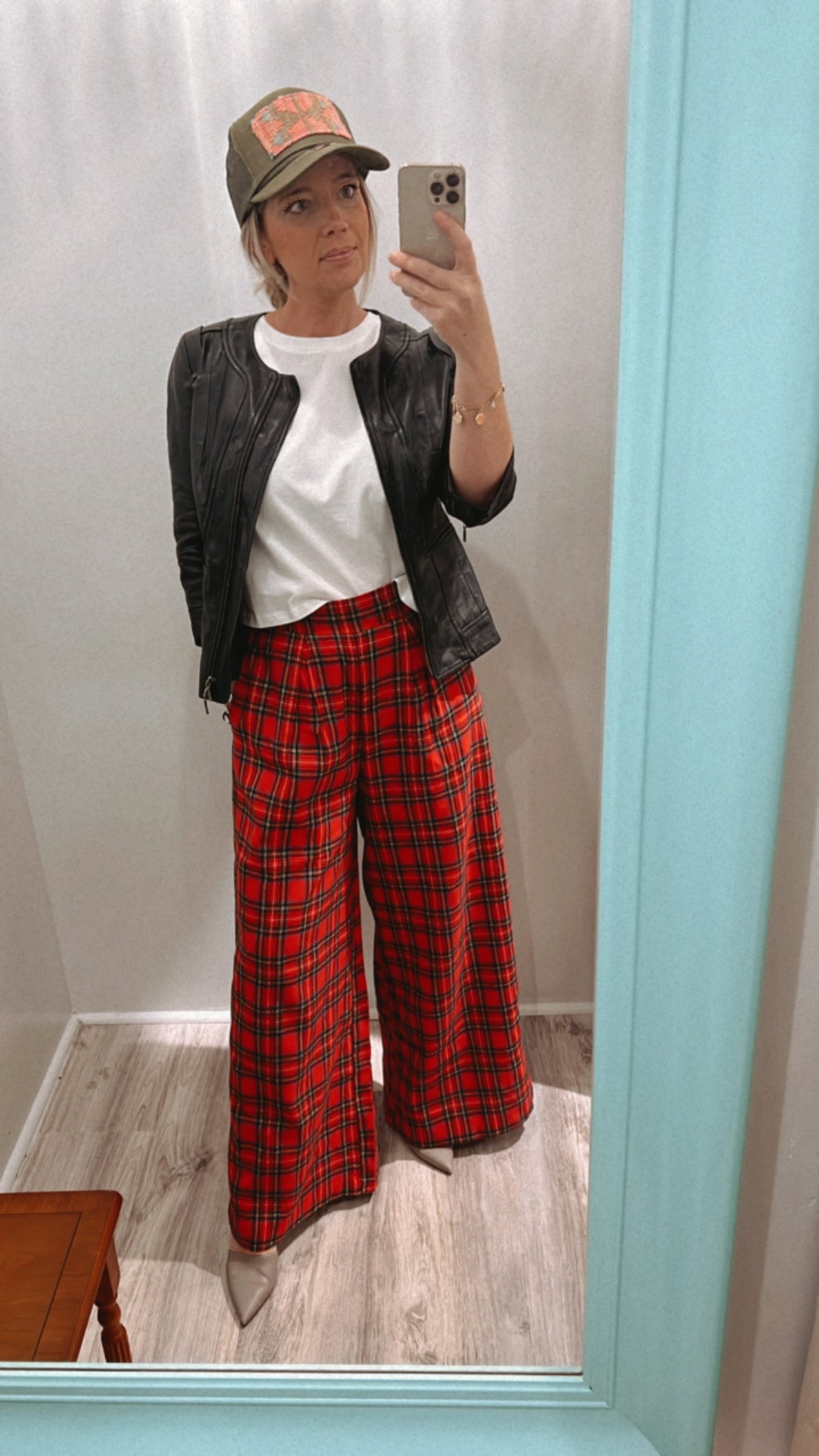 Kate Plaid Pants