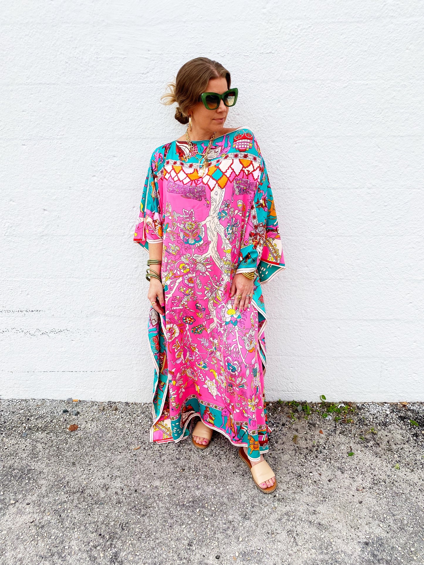 Ella Kaftan - Washable Silk- Multiple Prints