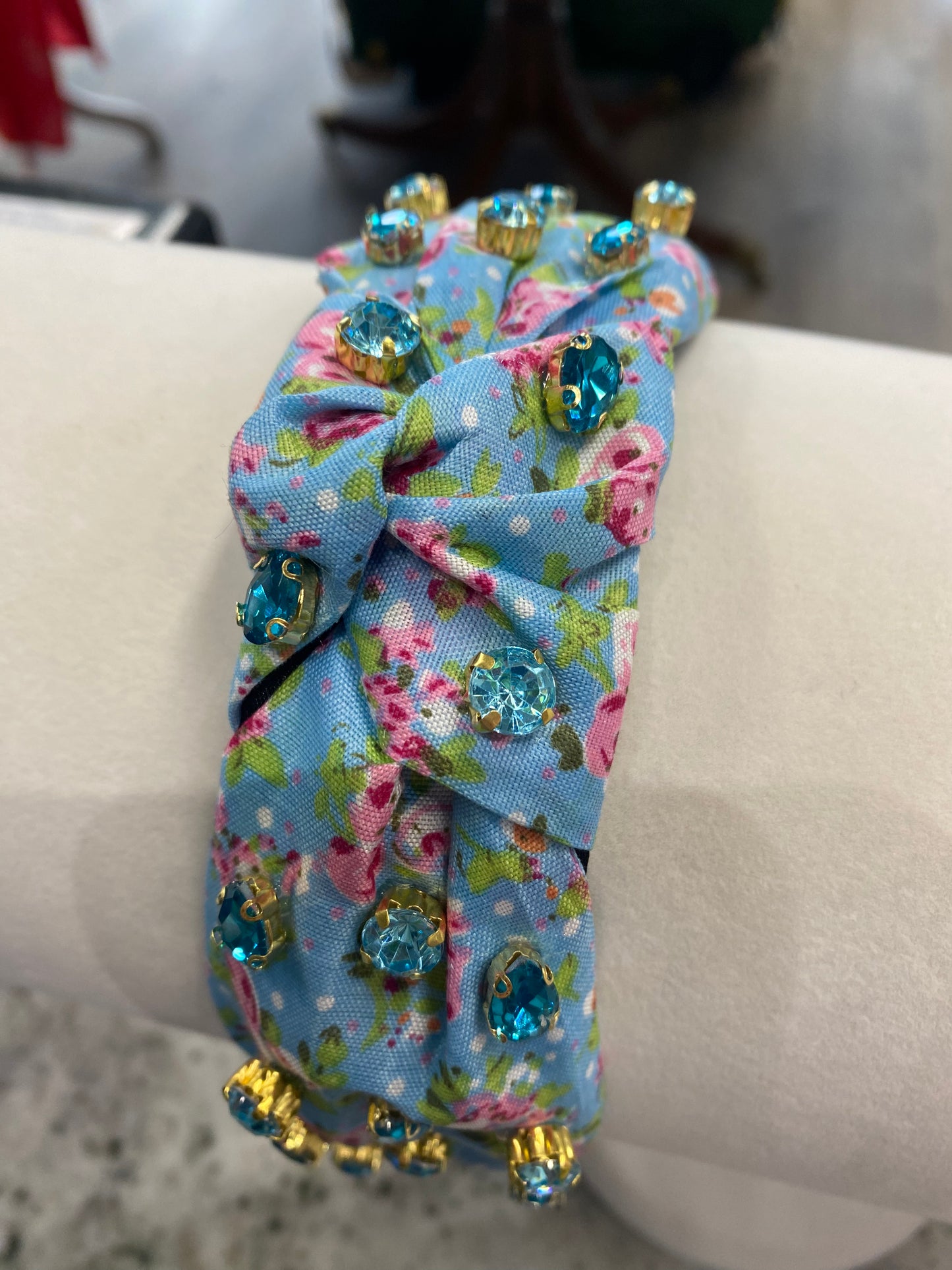 Scarlett Headband Pink and Blue *FINAL SALE ITEM