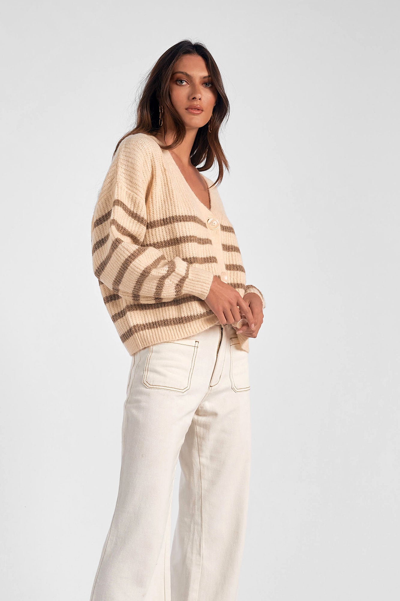 Tanner Striped Cardigan