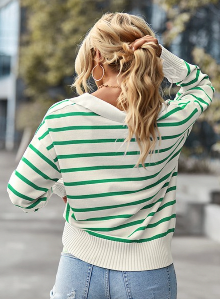 Jerry Long Sleeve Stripe