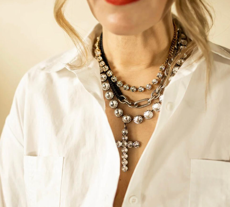Donatella Necklace Clear